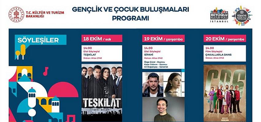 Beyoğlu Kültür Yolu Festivali Kapsamında Gerçekleştirilen  Gençlik ve Çocuk Buluşmaları  Söyleşilerle Devam Ediyor