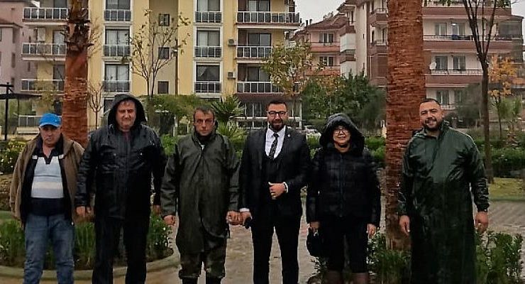 Eğitim Şehitleri Parkı’ndaki palmiyeler için örnek duyarlılık