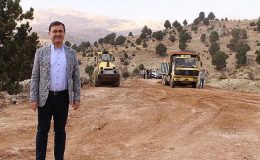 Gümüşyaka, Hacıyusuflar, Macun , Dereköy Grup Bağlantı Yolunda Stabilize Çalışması