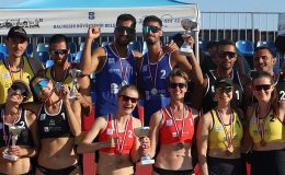 2024 TVF U20 Kulüpler Türkiye Şampiyonası Voleybol Kadınlar ve Erkekler plaj voleybolu Balkan şampiyonası Ödül Töreni Ören Plajı'nda yapıldı